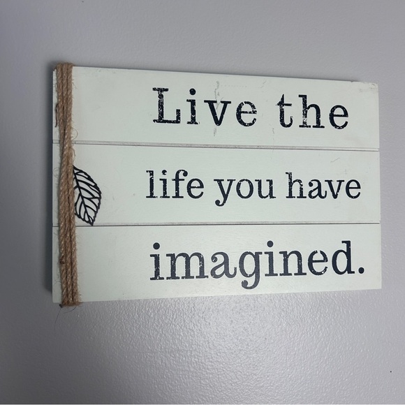 Inspirational Wall Plaque with Quote - Picture 2 of 3